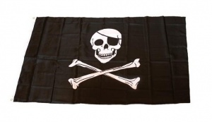 Bandera pirata grande
