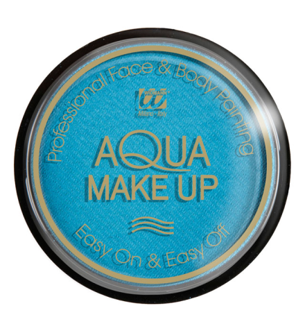 Tarro maquillaje al agua en azul cielo 15Gr