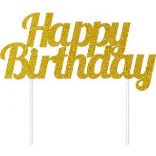 Decoración para pastel Happy Birthday