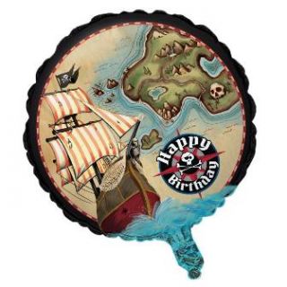 Globo foil piratas con mapa