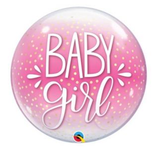 Globo bubble baby girl