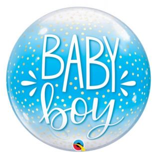 Globo bubble baby boy
