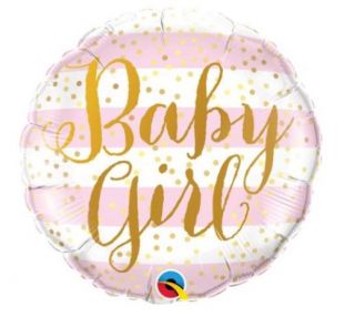 Globo foil baby girl