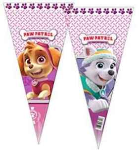 Cono patrulla canina girl llena de golosinas