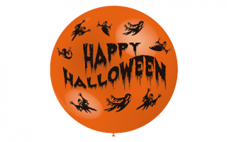 Globo látex happy halloween grande