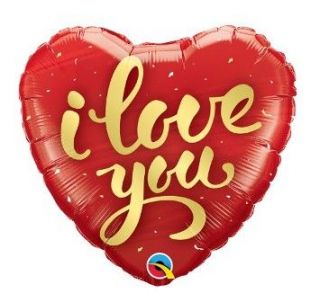 Globo foil corazón I love you