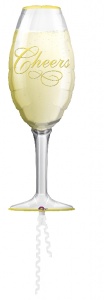 Globo foil copa de champan
