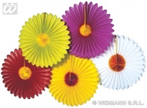 Farol abanico flores