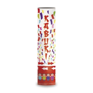 Cañón confeti multicolor 20CM