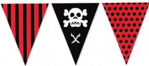 Guirnalda triangular pirata