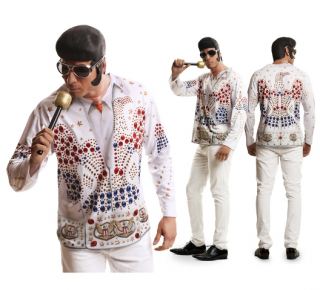 Camiseta disfraz Rey del Rock, Elvis