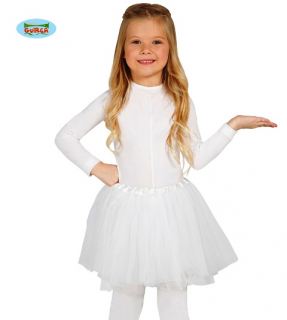 tutu blanco infantil