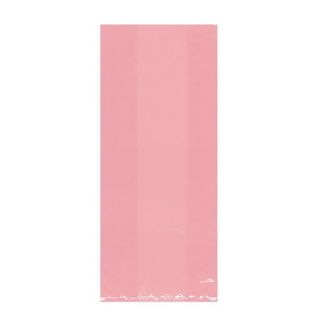 Bolsa de celofán en rosa 25und