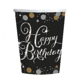 imagen Vasos Happy Birthday sparkling