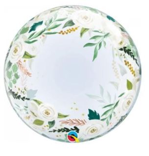 Globo bubble wedding floral