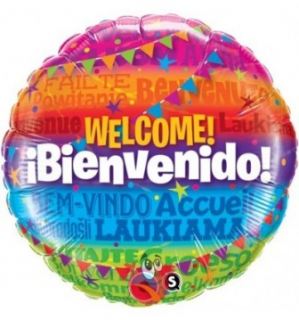 Globo foil welcome! bienvenido!