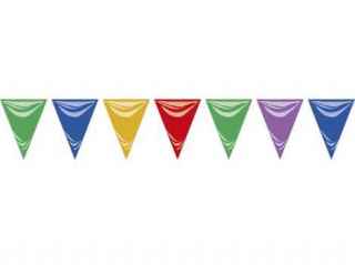 Banderin  plastico triangular (50 mts.)