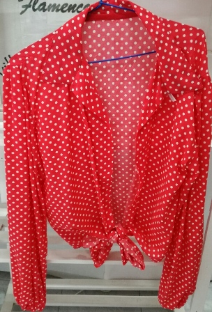 camisa lunares hombre flamenco