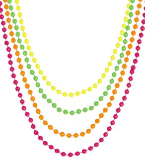envío peligroso comprender Collares bolas neon | TODO FIESTA
