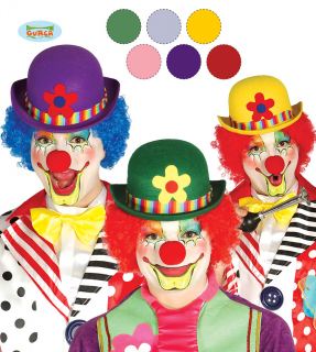 Sombrero bombin fieltro payaso
