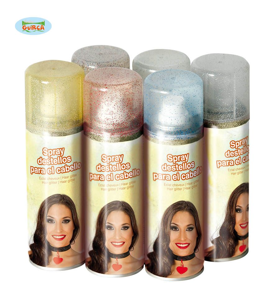 Spray glitter en colores TODO FIESTA