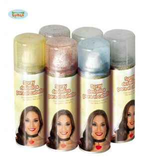 Spray glitter en colores