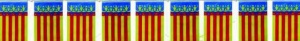 Bandera Comunidad Valenciana grande de 50mtr
