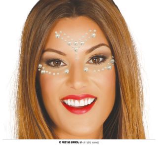 Brillantes faciales burbujas