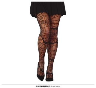 Pantys de rejilla tela de araña