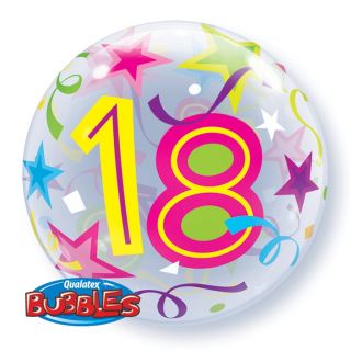 Globo bubble nº18 con estrellas