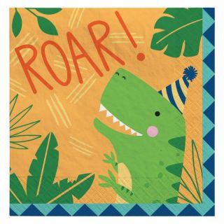 imagen Servilletas happy birthday Dino