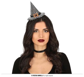 Diadema bruja plata
