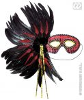 Antifaz surtido plumas