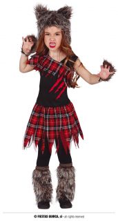 Disfraz de scotish wolf girl