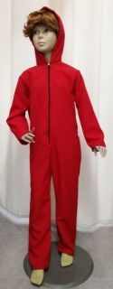 Disfraz de convicto rojo INFANTIL (la casa de papel)