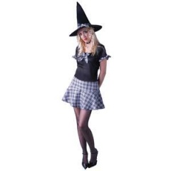 Disfraz de bruja colegiala Halloween