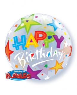 Globo bubble Happy Birthday