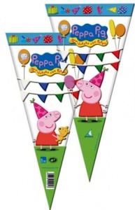 Cono Peppa Pig llena de golosinas