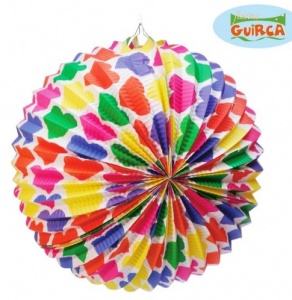 Farol estampado con lunares 35cm