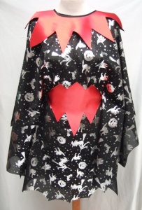 Vestido-capa hallowen