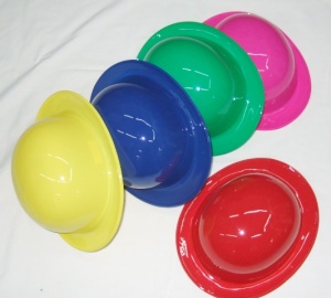 Sombrero plastico bombin