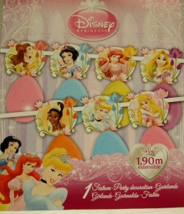 Guirnalda Princesas con globos