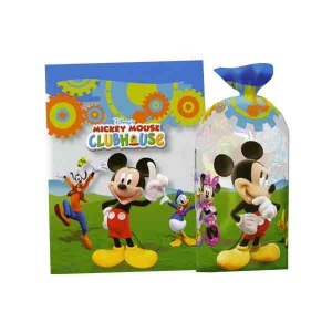 Bolsa rectangular Mickey llena de golosinas