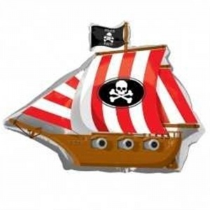 Globo foil barco pirata