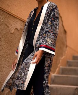 Kimono Di Lora marino pasley