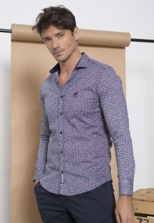 Camisa Sidecar Leo estampada elástica