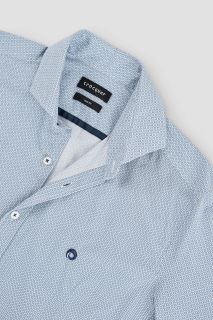 Camisa Crocquer slim fit estampada