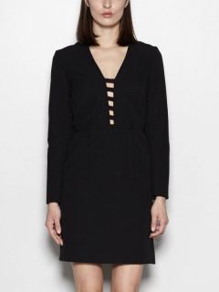 Vestido Hoss Intropia de tiras escote y mangas