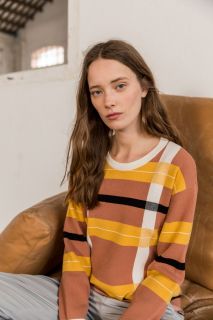 Jersey sita Murt jacquard cuello redondo
