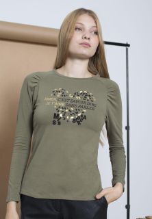 Camiseta Miss Sidecar Almudena tachuelas